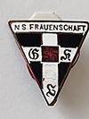 Frauenschaft medium size membership pin marked GES. GESCH 